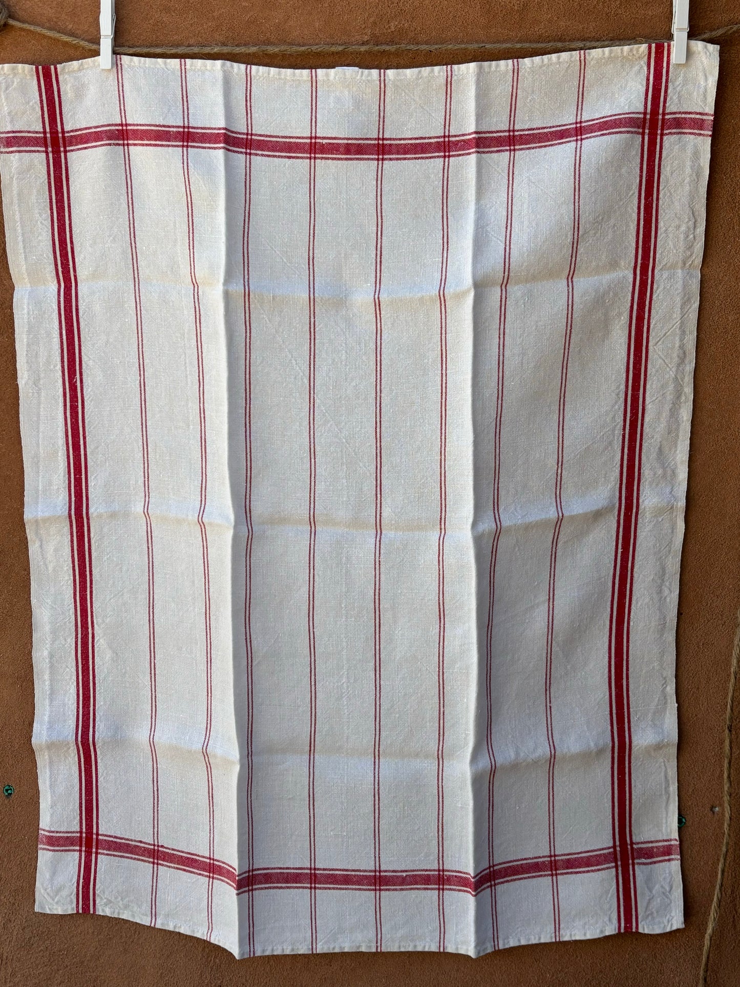 Set of 4 Vintage Striped Napkins