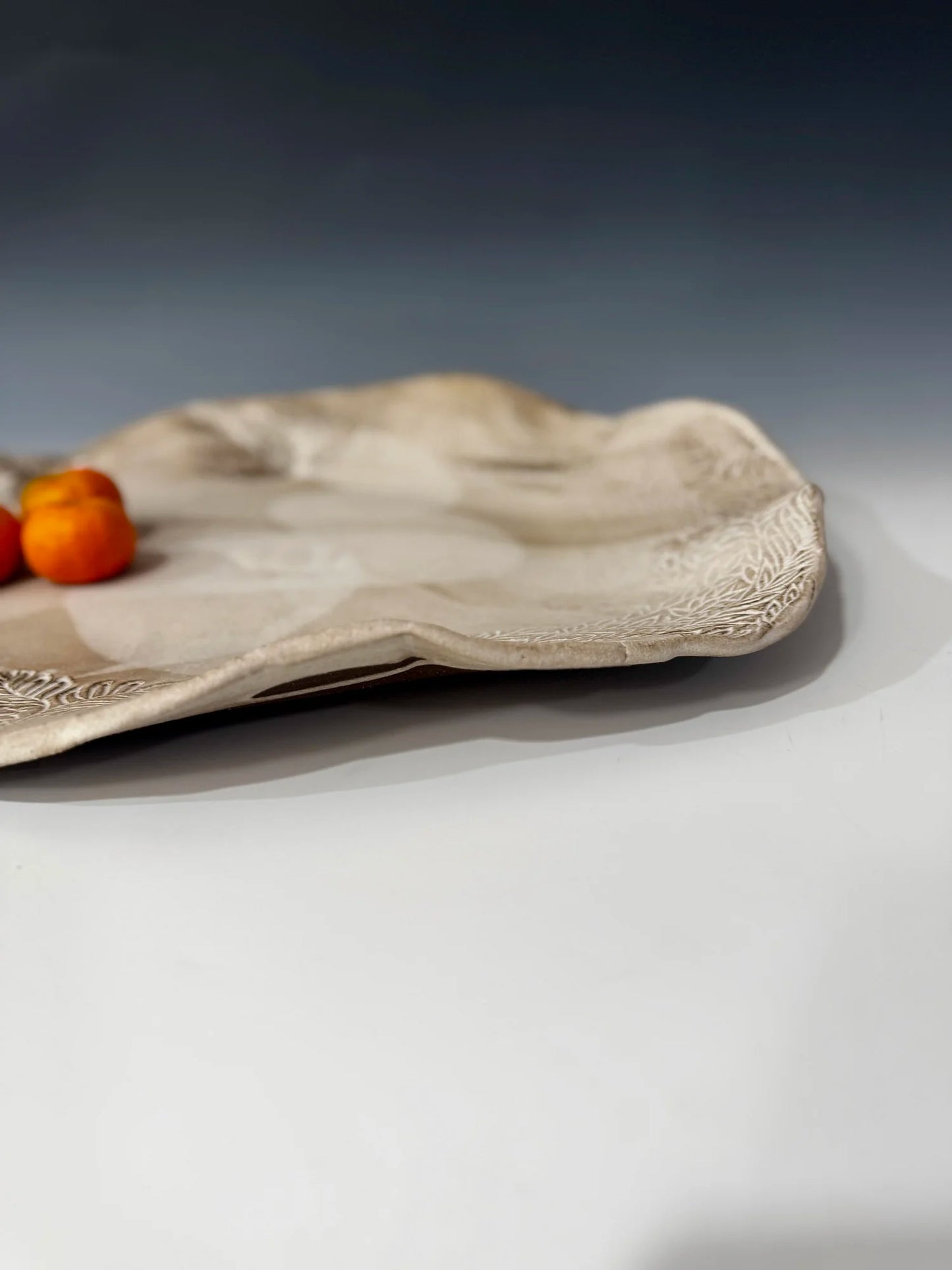 24" Floral Serving Platter