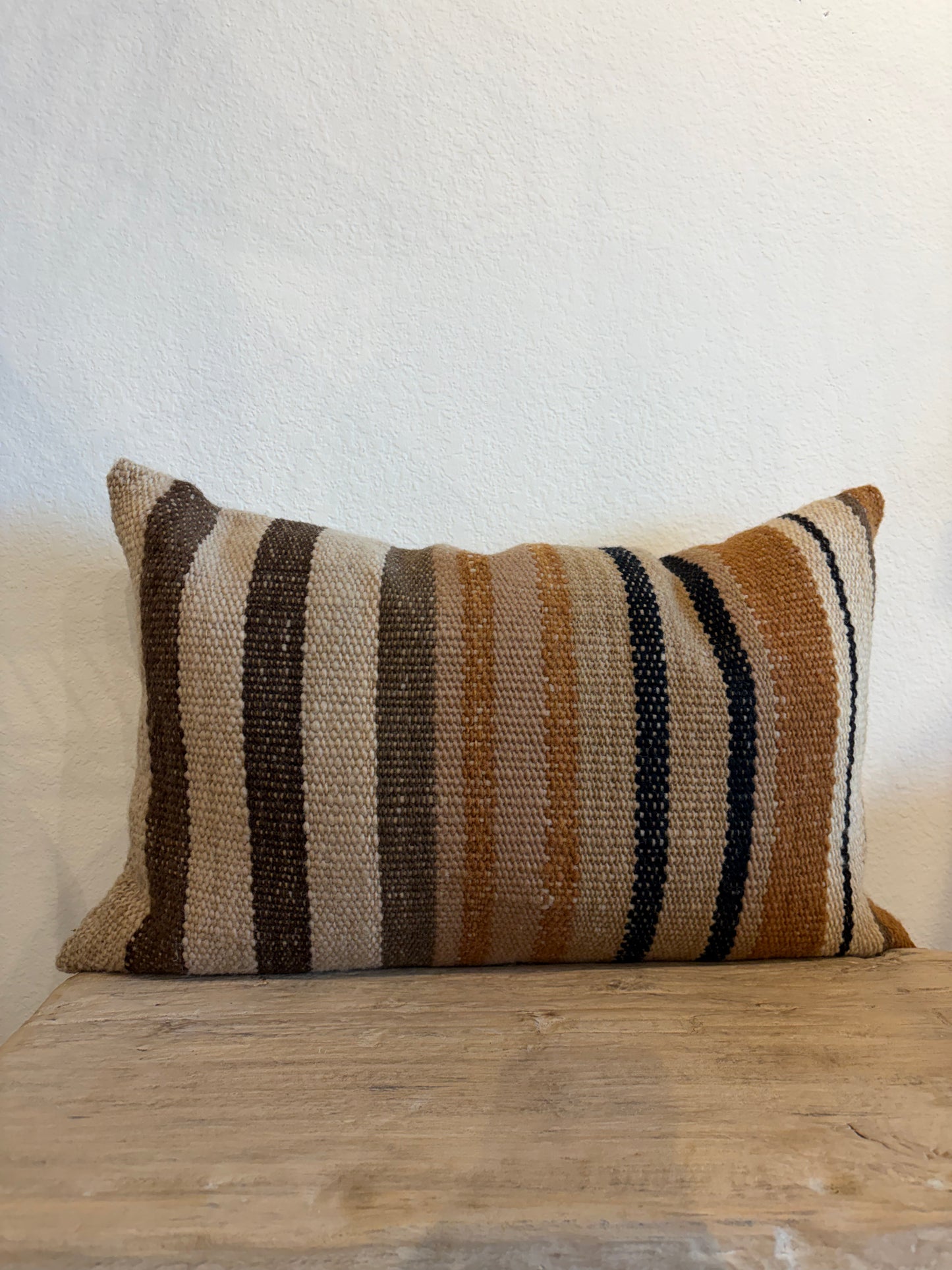 Makun Charcoal Stripe Pillow