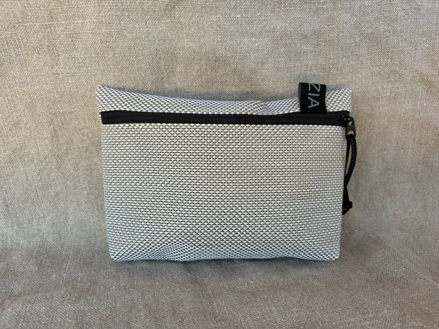 Silver Zip Pouch