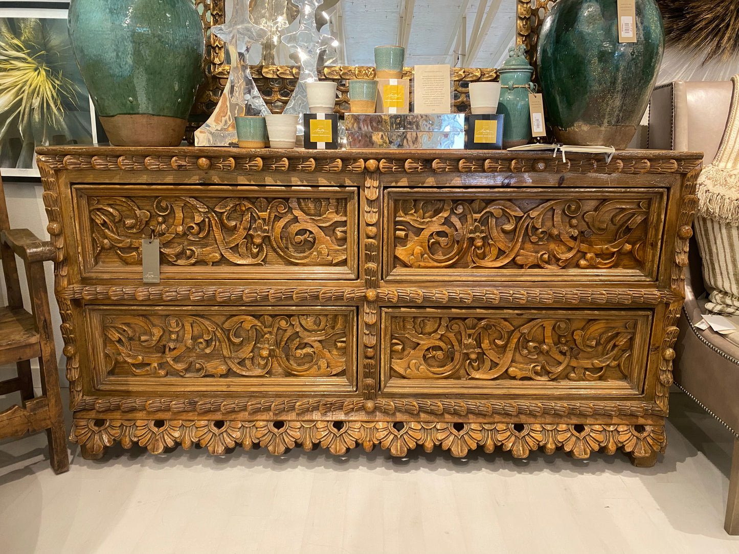 18th Century Carved Console