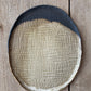 Black, White & Gold Linen Serving Platter