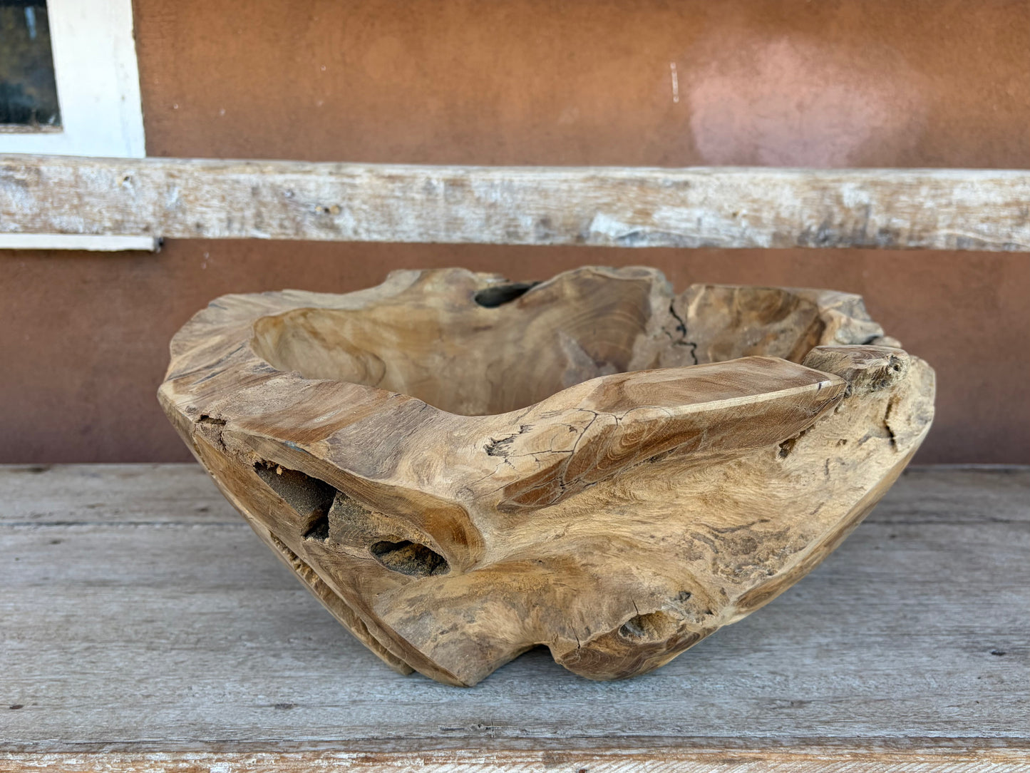 Natural Wood Decorative Bowl