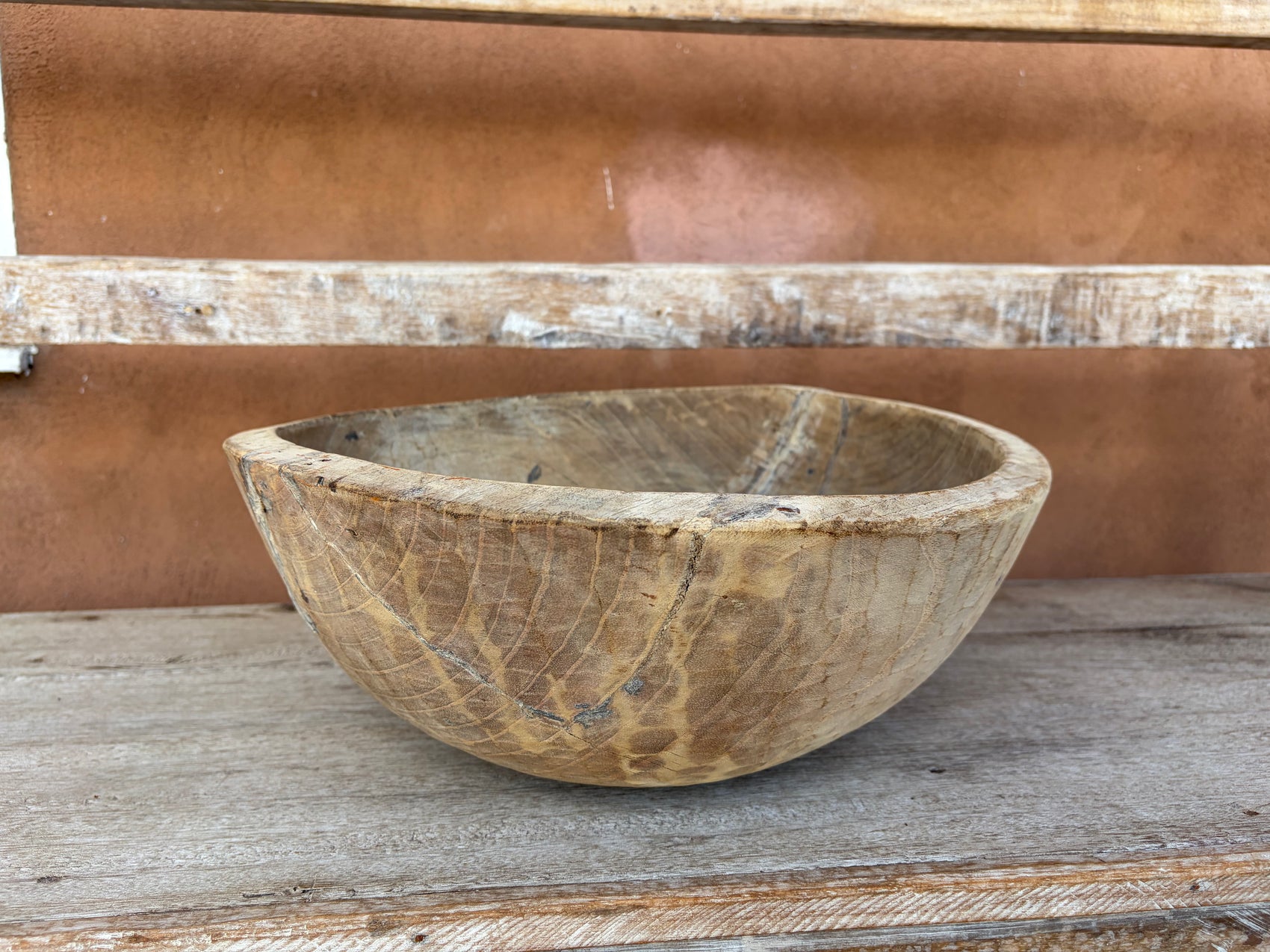 Vintage Wood Bowl