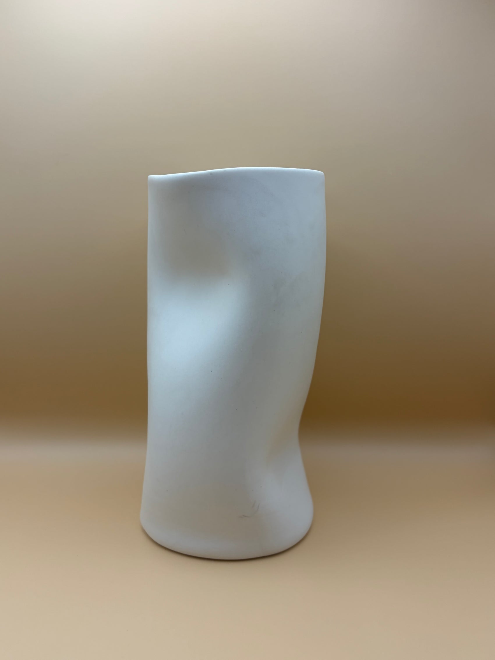 Satin Crinkle Vase