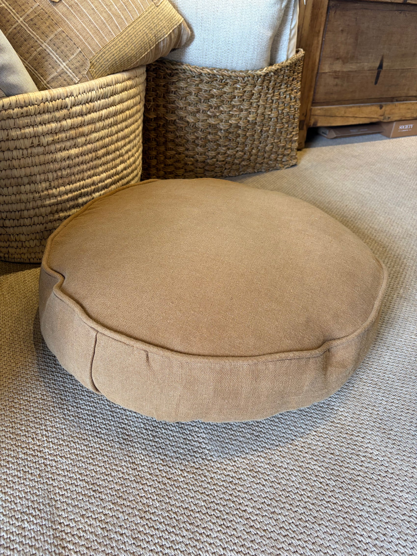 Belgian Linen Dog Bed
