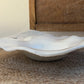 White Ceramic Flower Serving Bowl