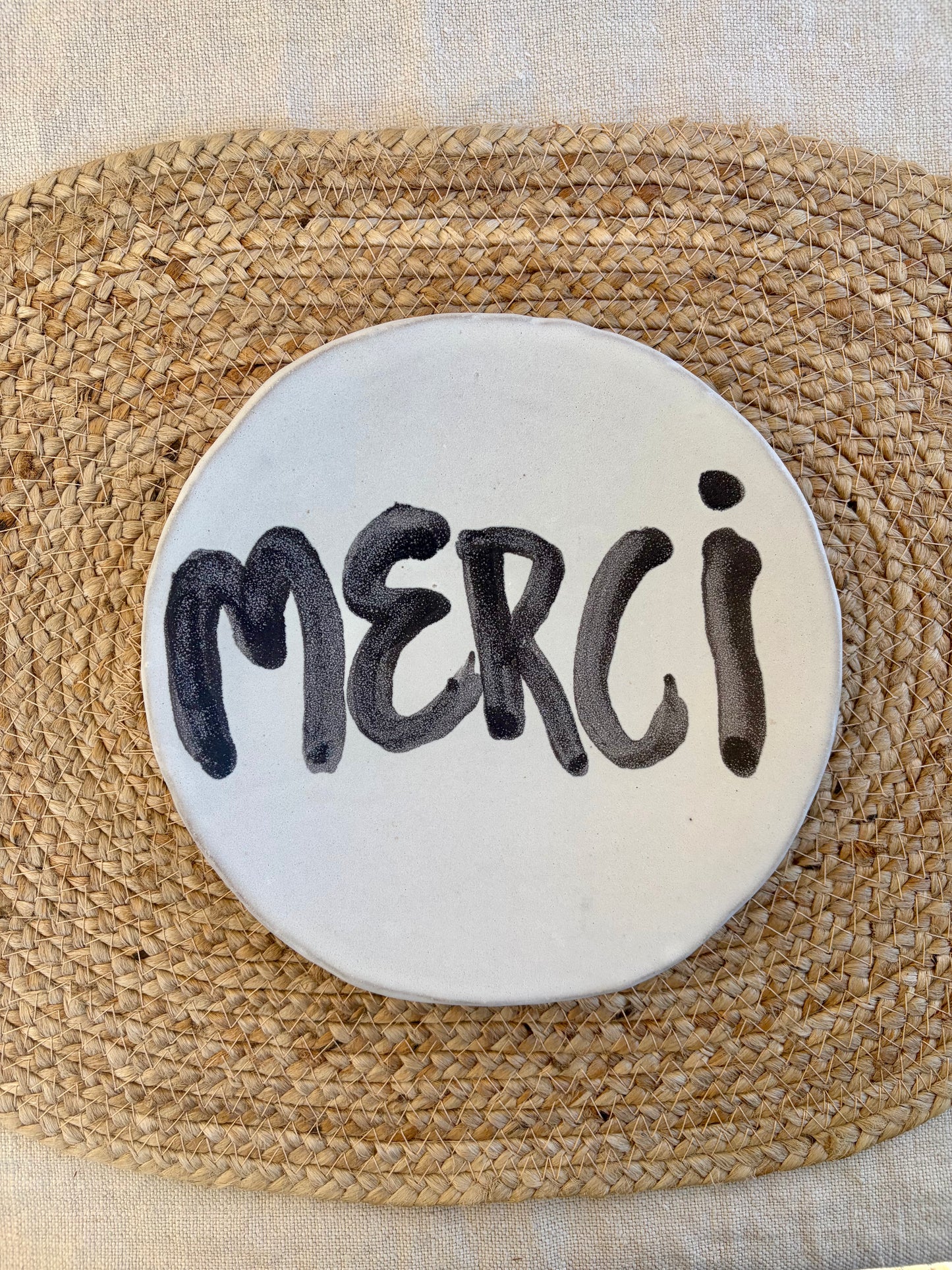 Gratitude "Merci" 8" Plate