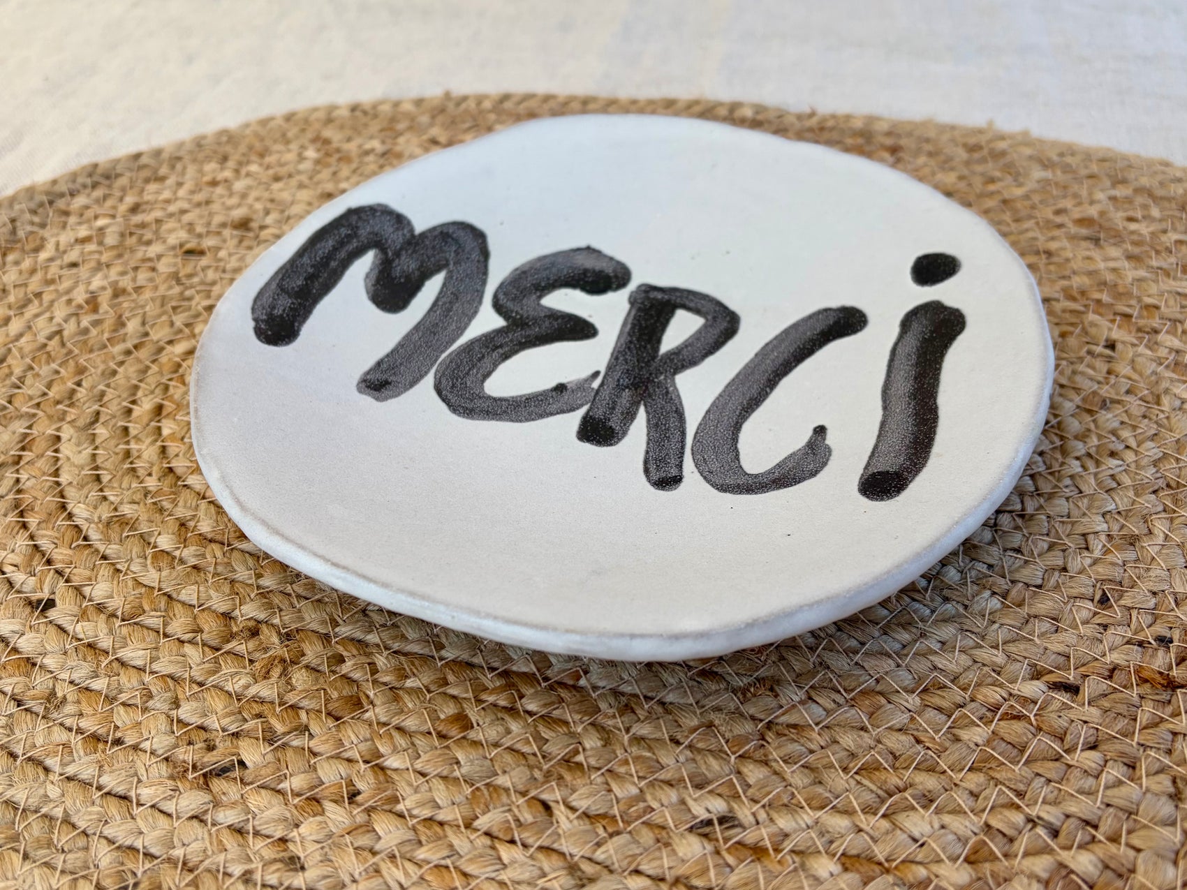 Gratitude "Merci" 8" Plate