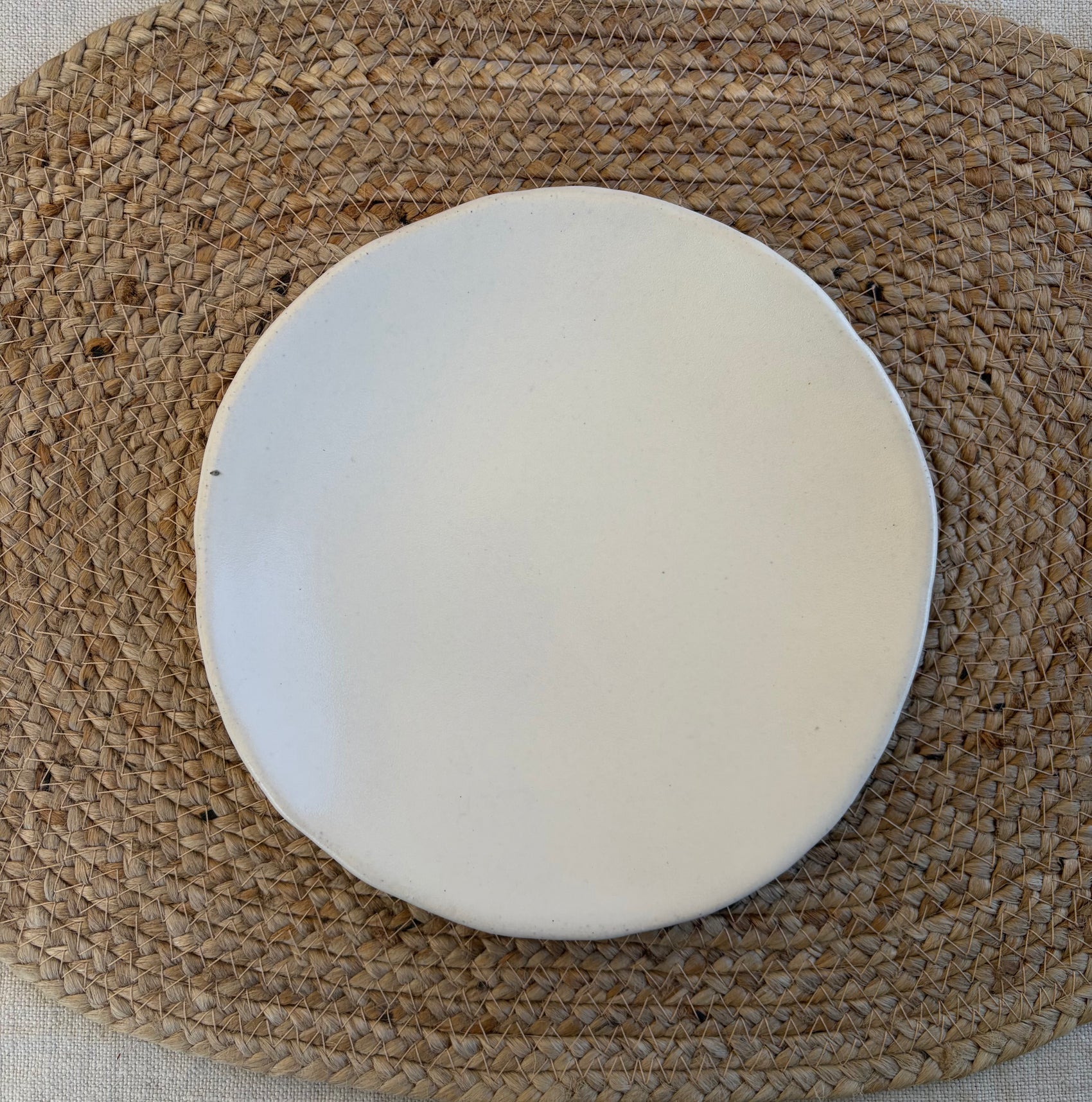 White 7" Salad Plate