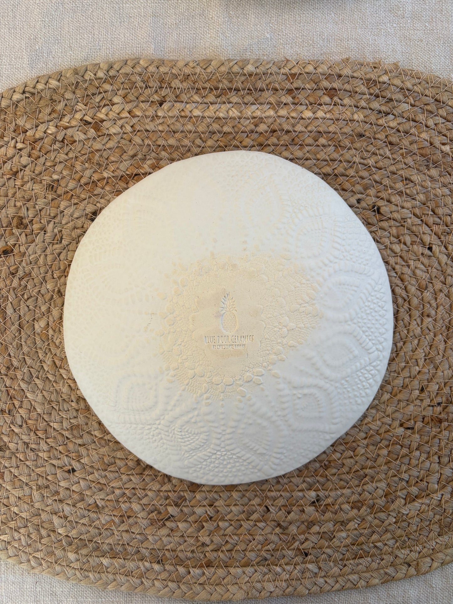 White 7" Salad Plate