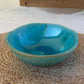 Turquoise Ceramic Soup Bowl 7"