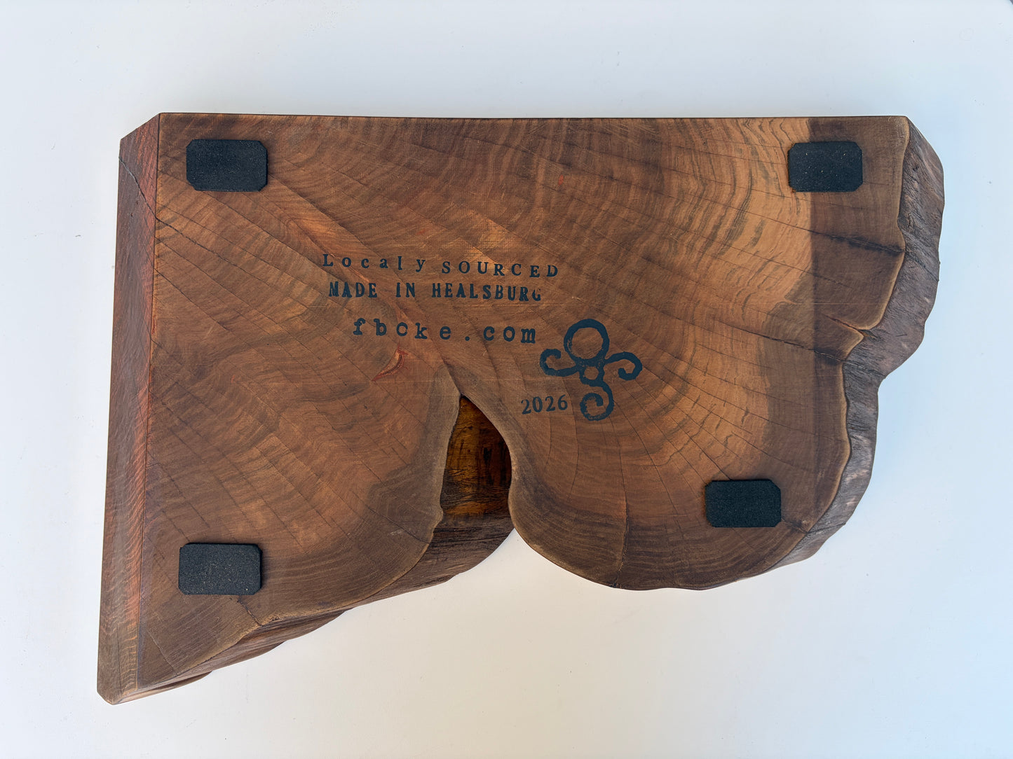 Wave Walnut Serving Board