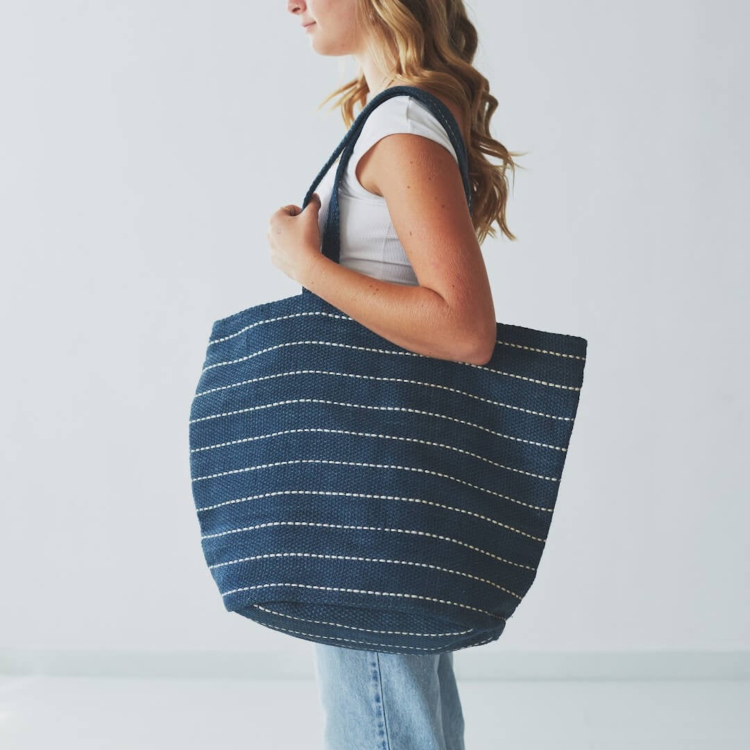 Marin striped Tote