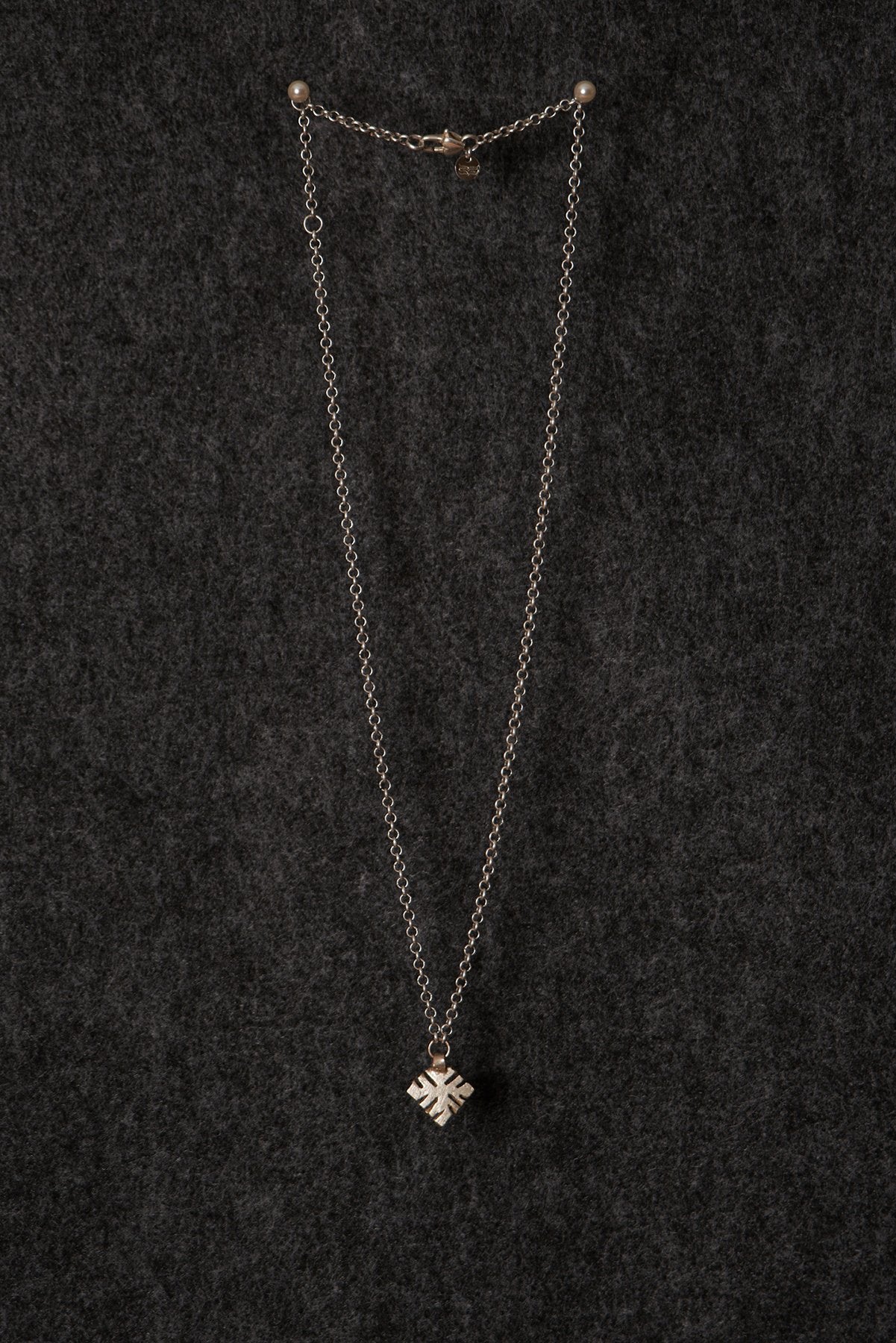 Silver Kite Necklace