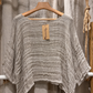 LinoMania Positano Linen Drape Top