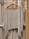 LinoMania Positano Linen Drape Top