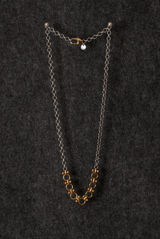 Mélange Barbell Necklace