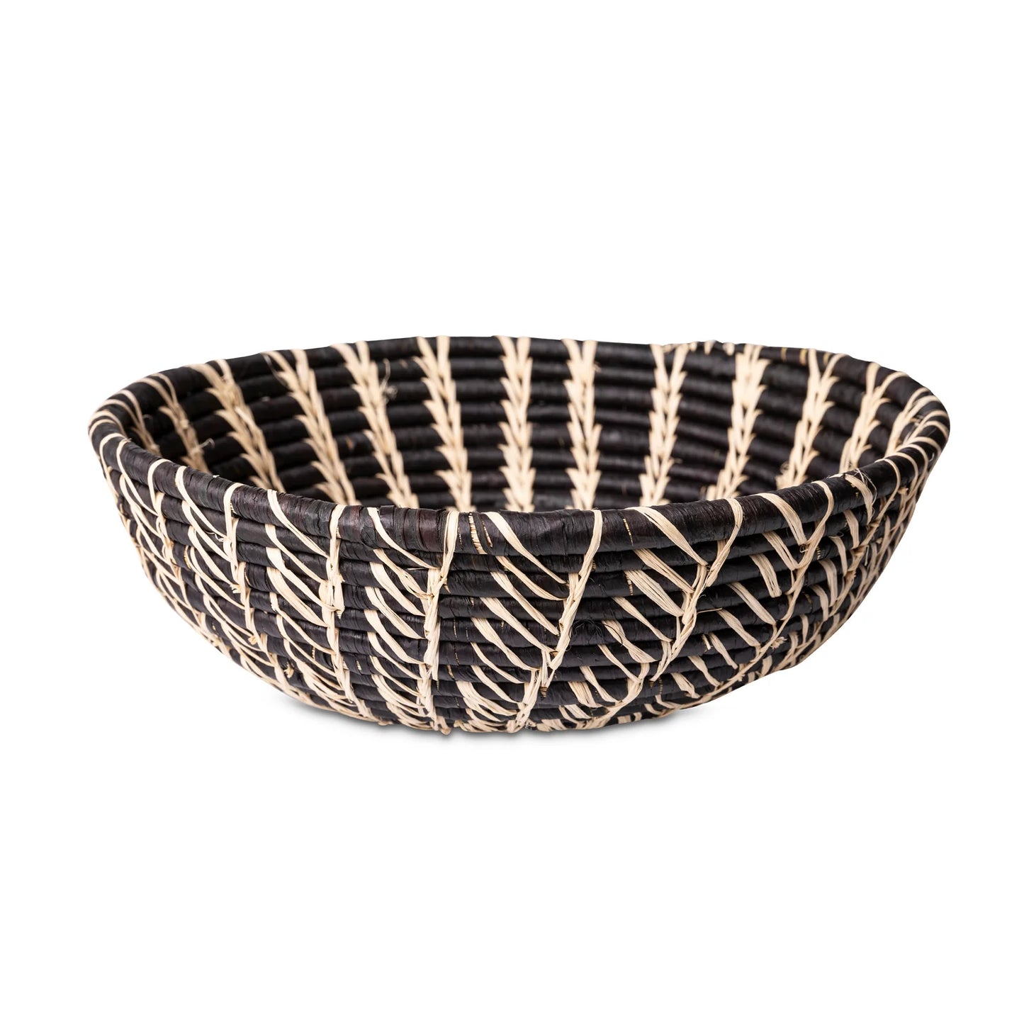 Sun Spiral Raffia Bowl