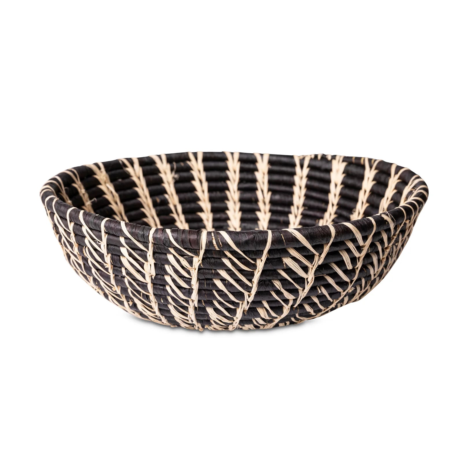 Sun Spiral Raffia Bowl