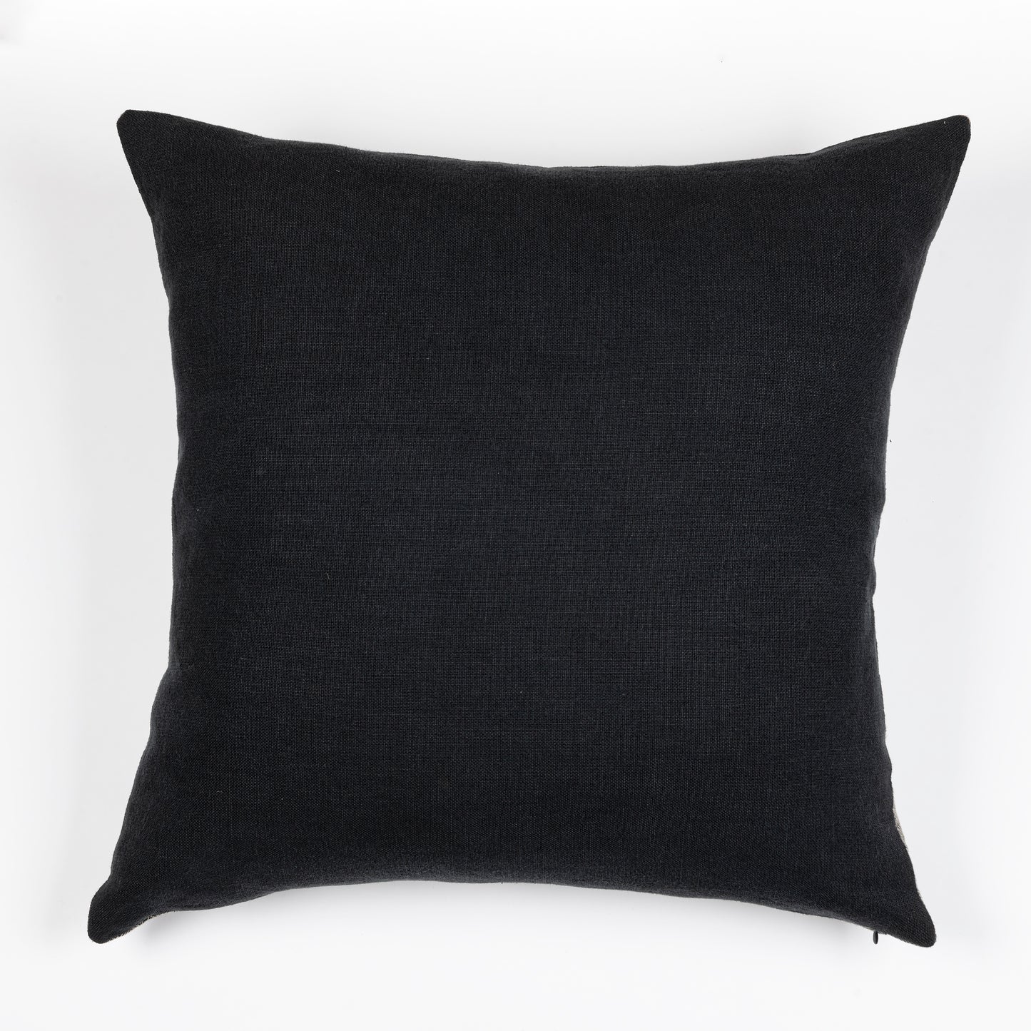 Midnight Belgian Linen Pillow