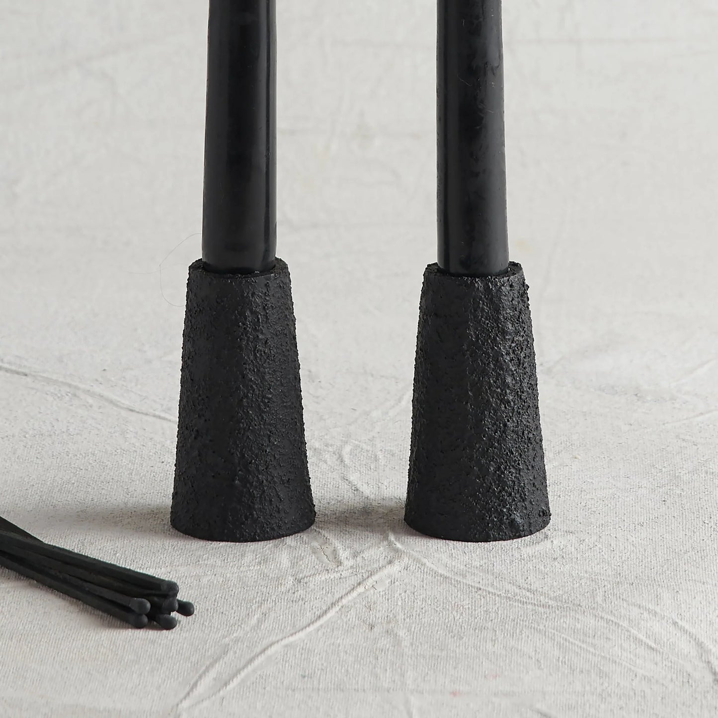 Pumice Taper Candle Holders