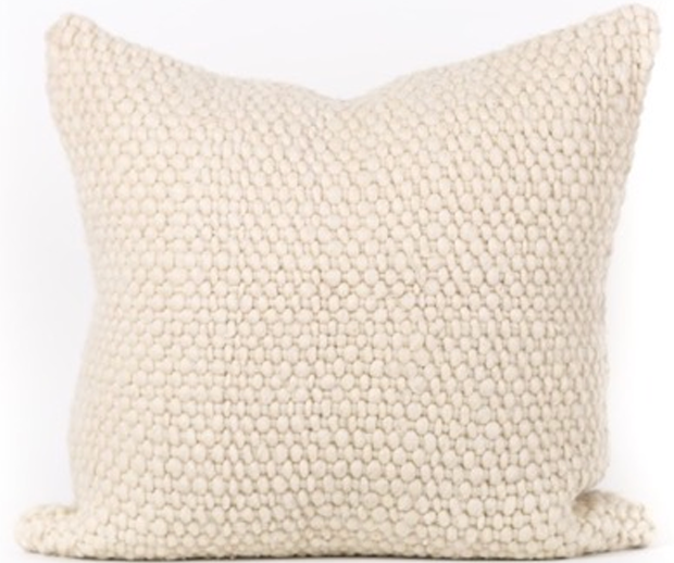 Makun White Plot Pillow