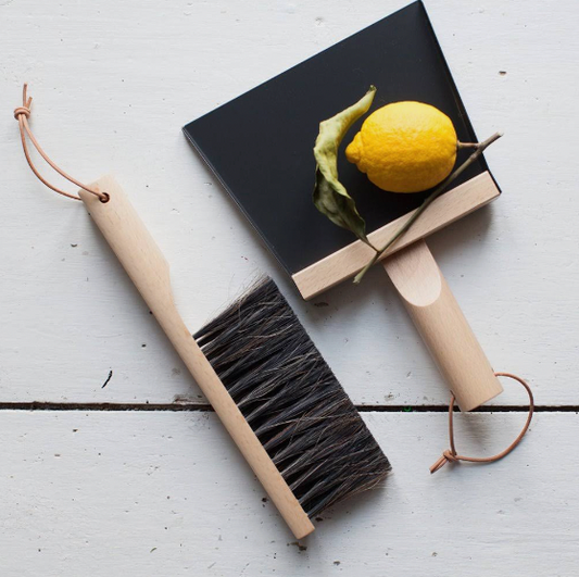 Hand Brush & Dustpan with Hook