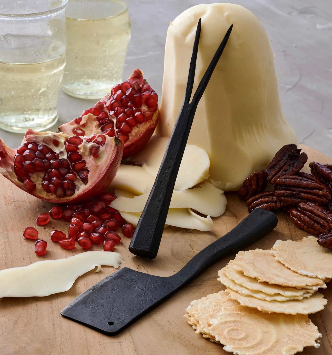 Hand Forged Stainless Steel Cheese Knives