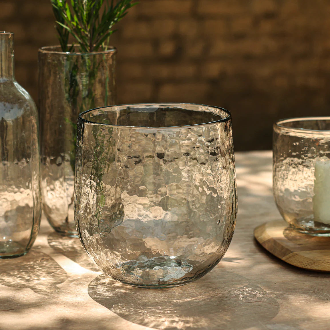 Pebbled Ice Bucket / Vase
