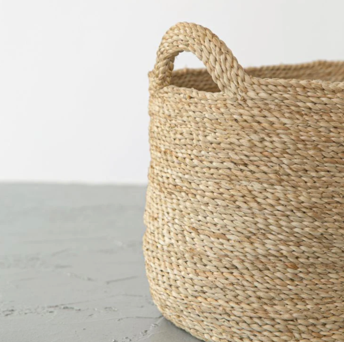 Natural Oval Jute Basket