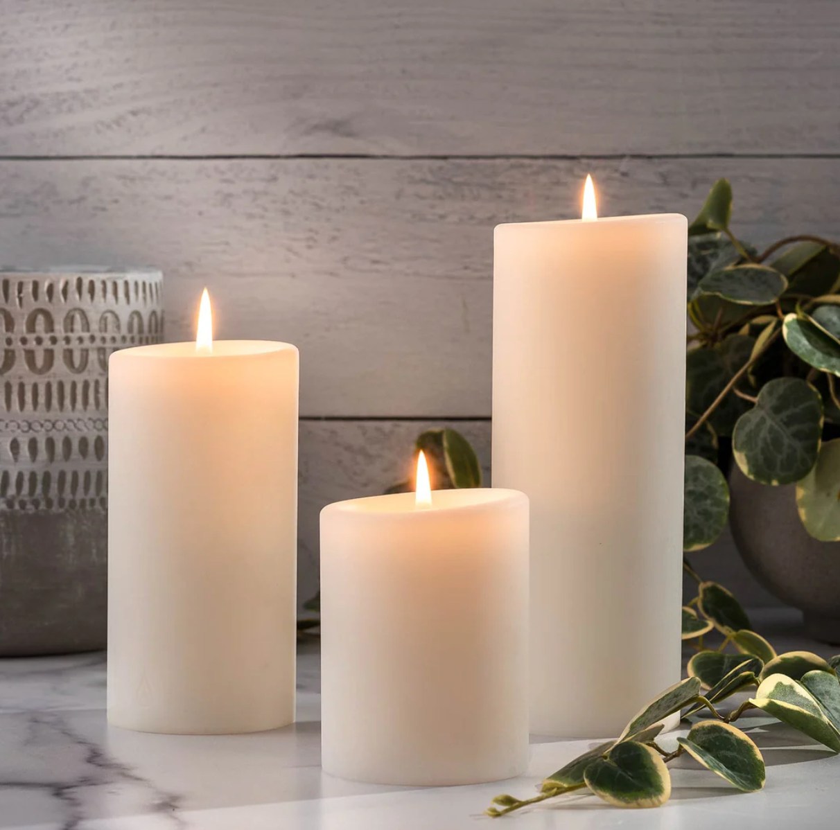 Natural Pillar Candle