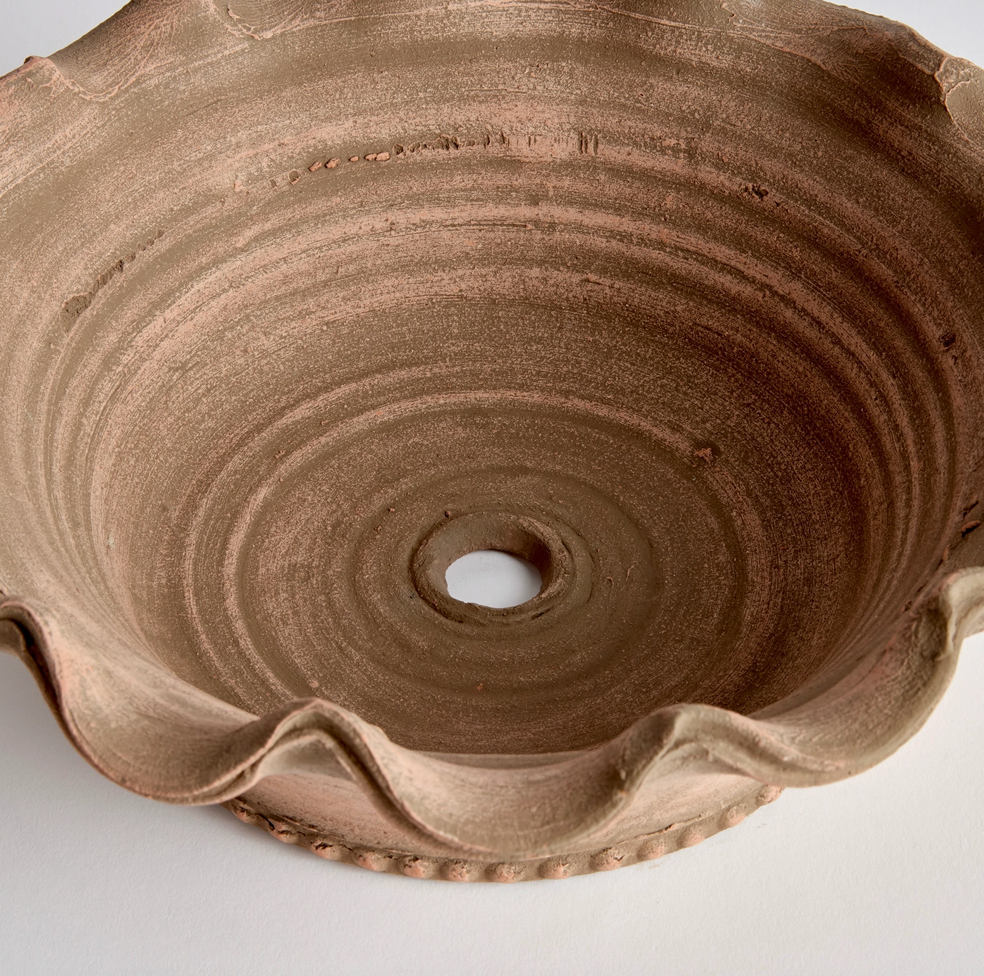 No. 6 Aged Wakefield Handmade Aged Terracotta Pot
