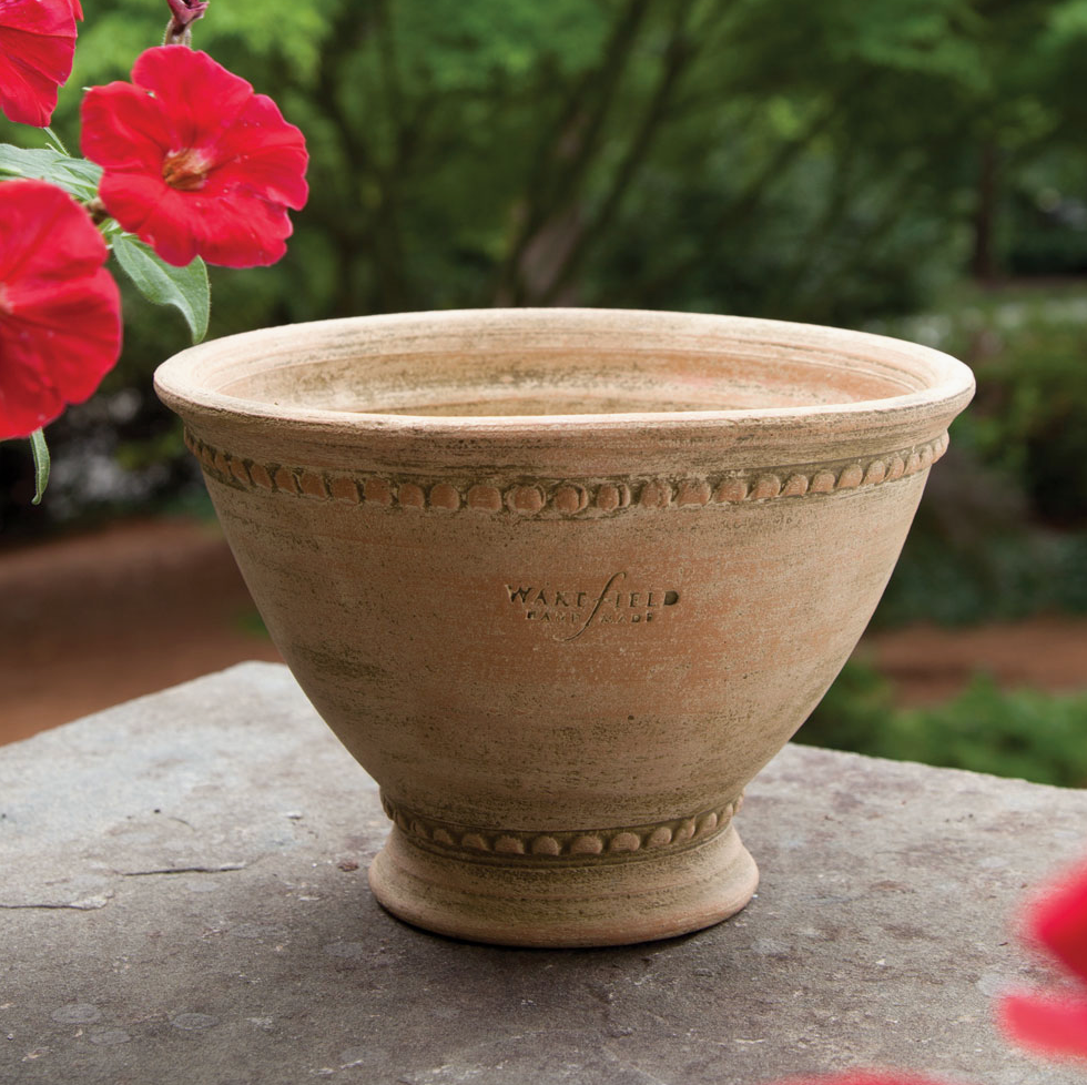 Wakefield Handmade Oldham Rockdale Terracotta Pedestal Bowl