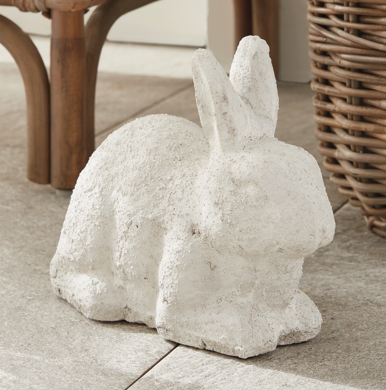 Large Weathered Garden Rabbit