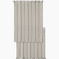 French Home Black and Cream Multi-Striped Table Runner
