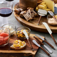Stainless Steel & Leather Cheese Knives (Set of 3)