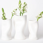 Satin Crinkle Vase