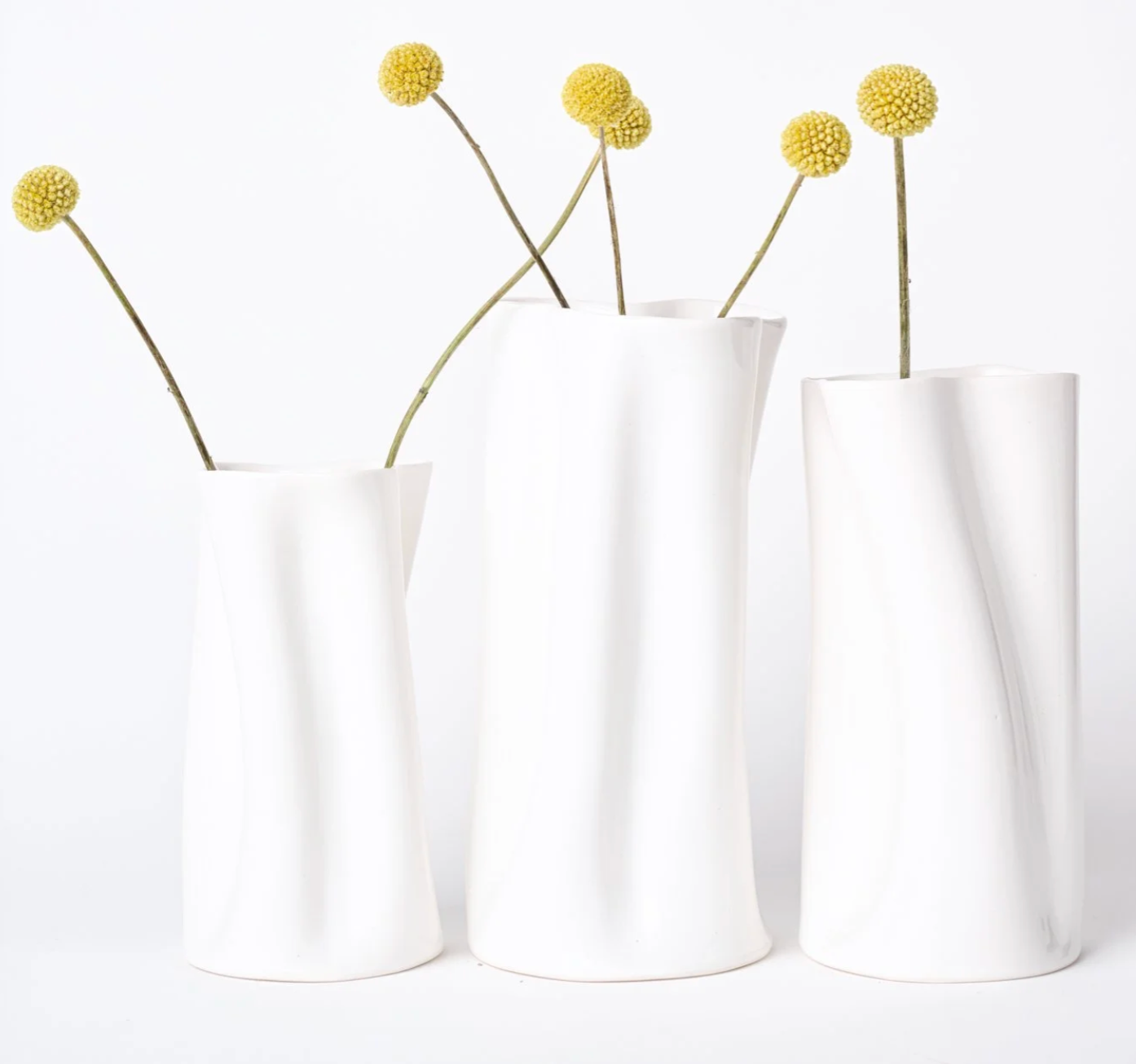 Glossy Flutter Vase