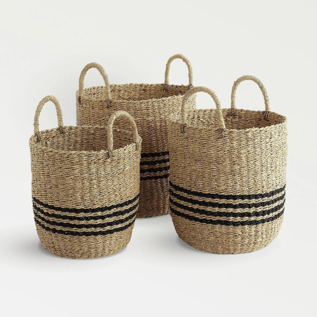 Maritime Weave Seagrass Baskets