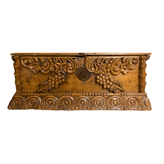 Intricately Carved Box Chest