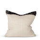 Makun Black + White Chain Stitch Pillow