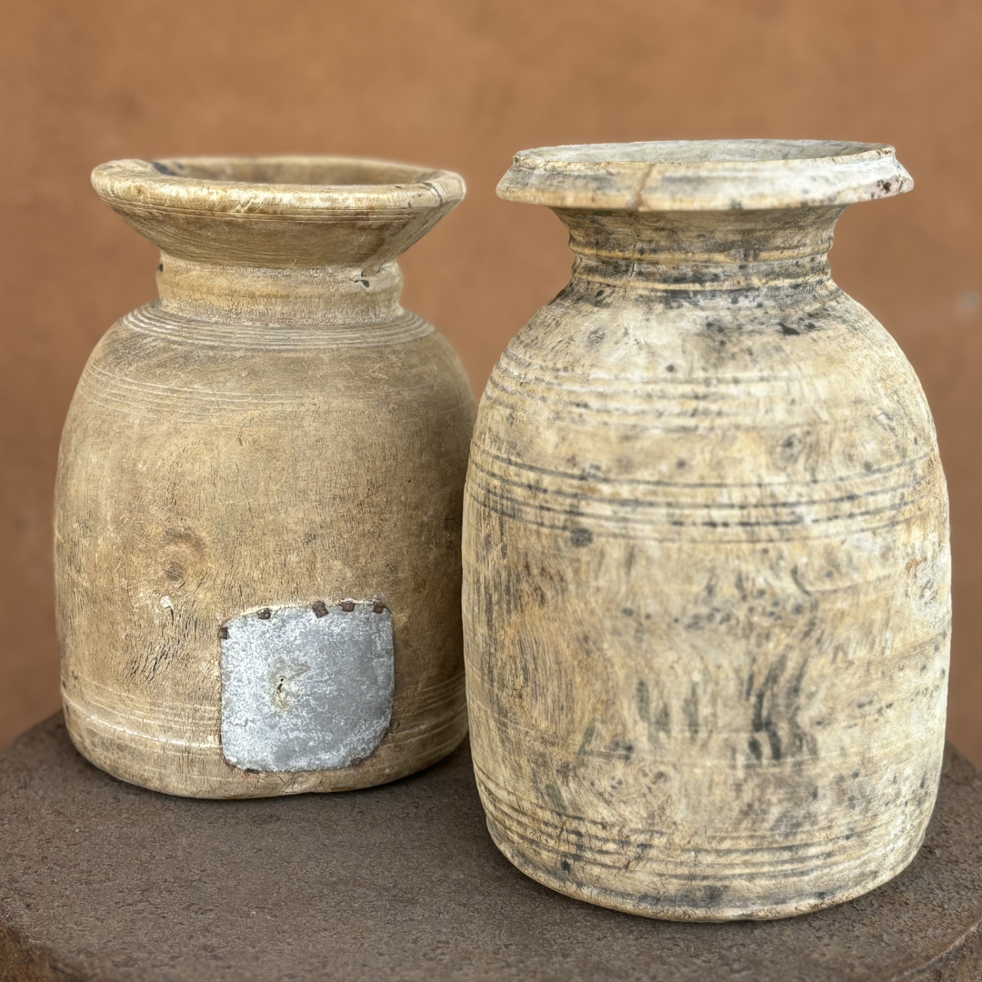 Aged Wooden Vessels