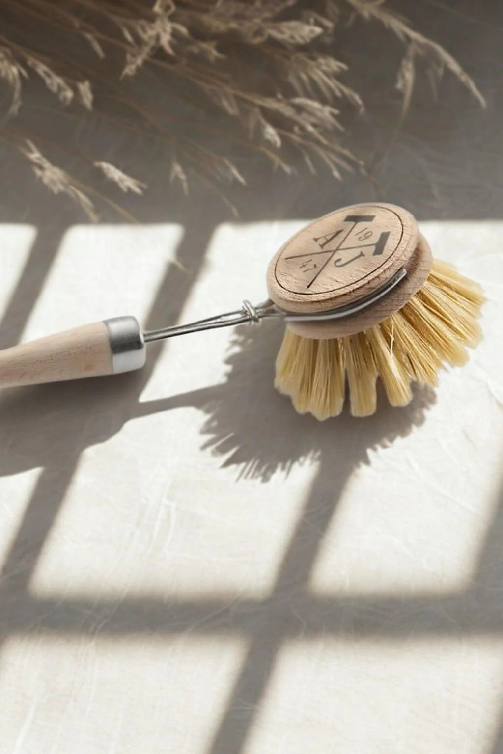 French Beech Wood Handled Dish Brush