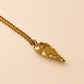 Vintage 22K Gold Plated Arrowhead Necklace