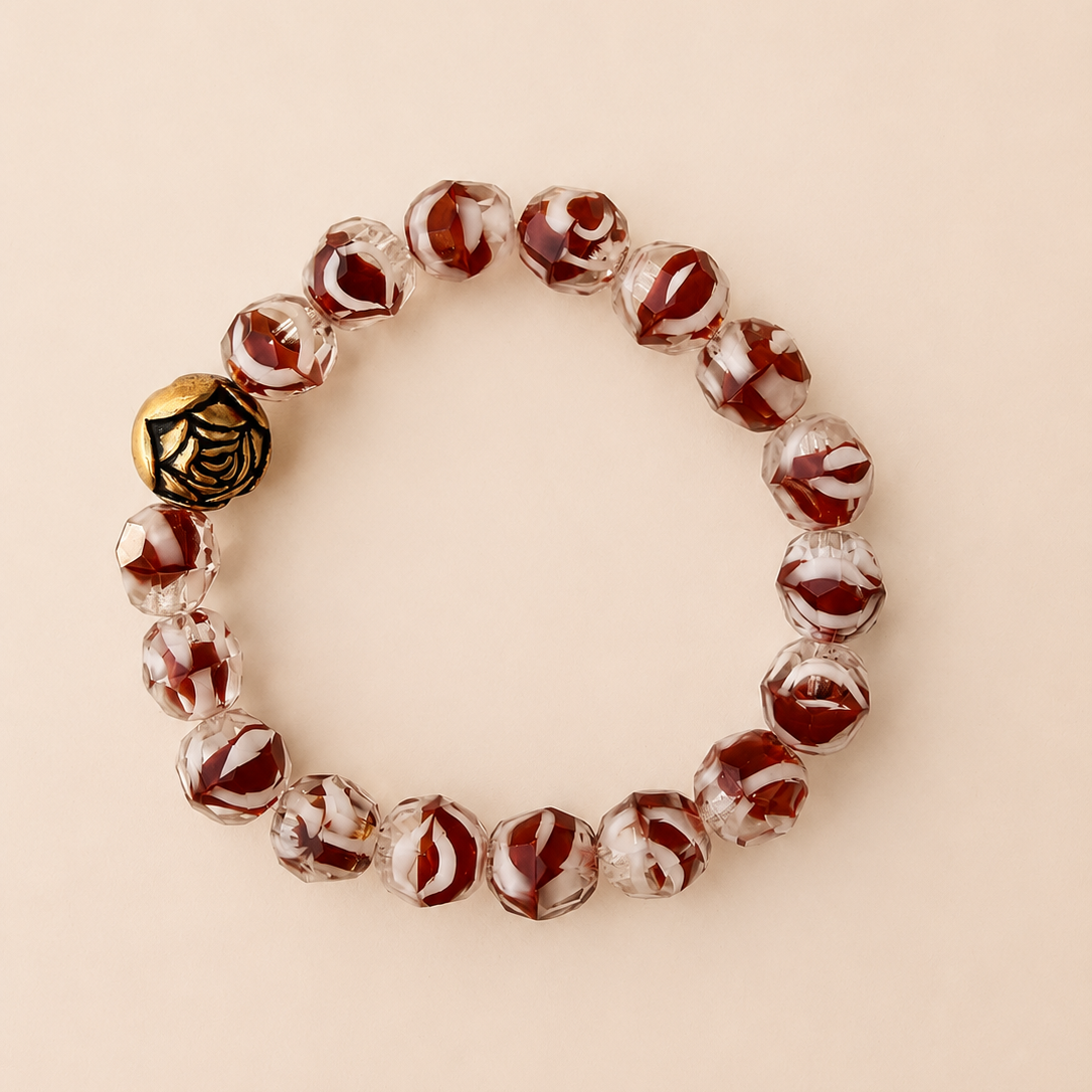 Vintage Austrian Glass Bracelet