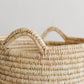 Jumbo Palm Leaf Round Laundry Basket