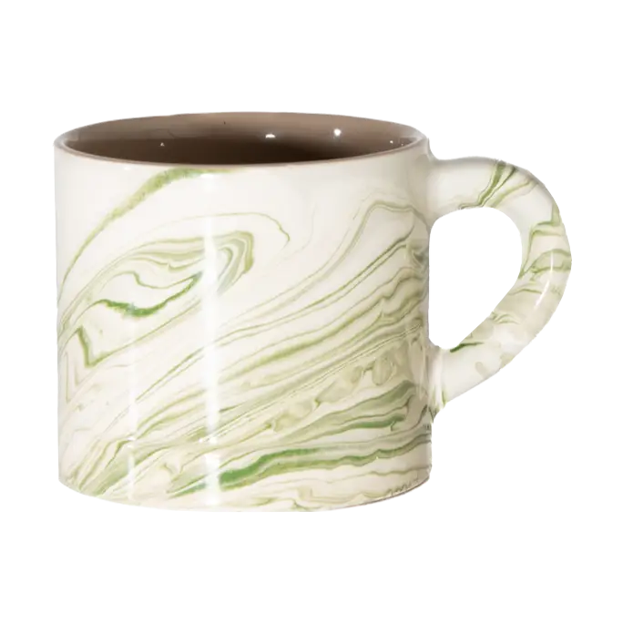 Marbled Olive Mug