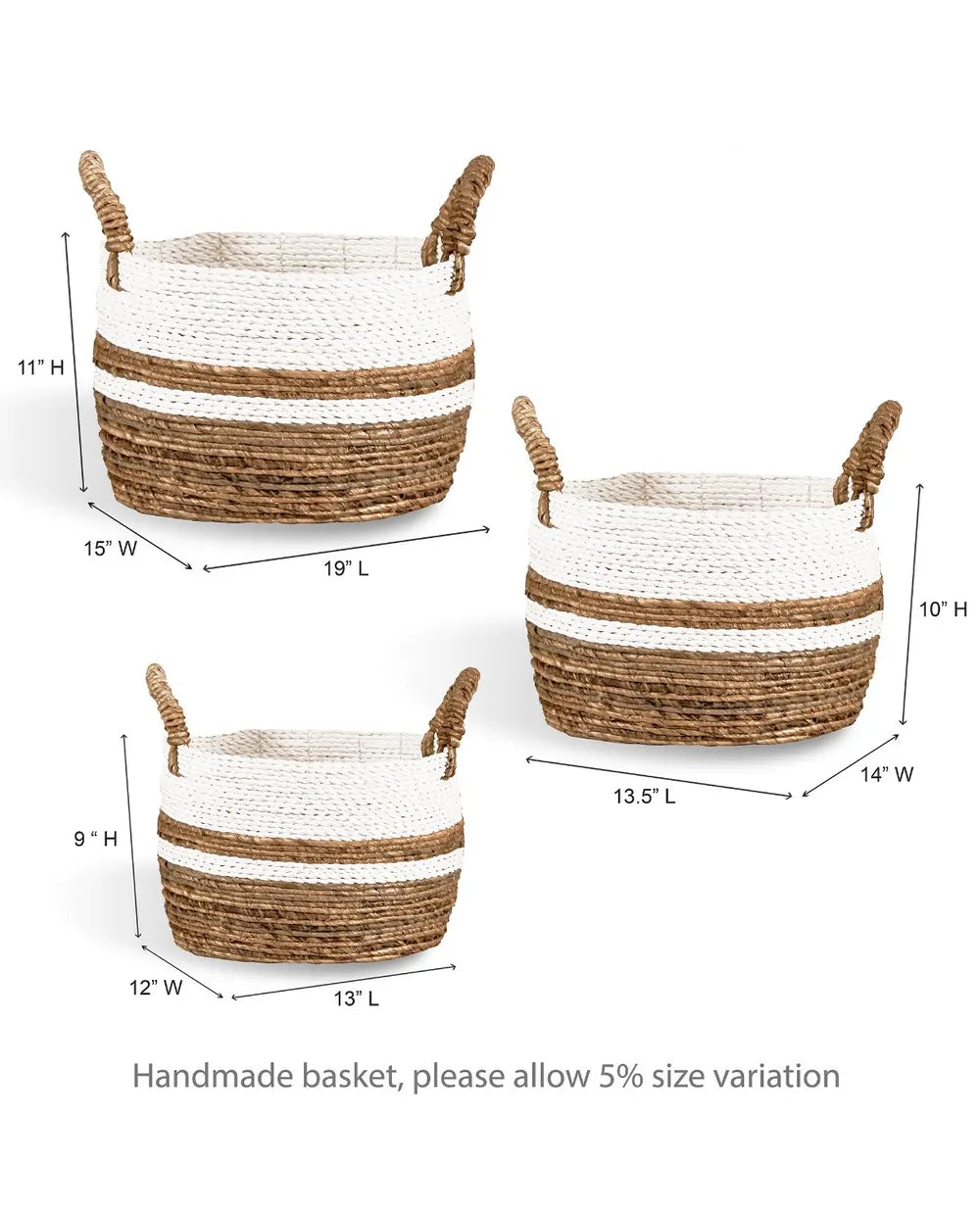 Round Banana Leaf Basket