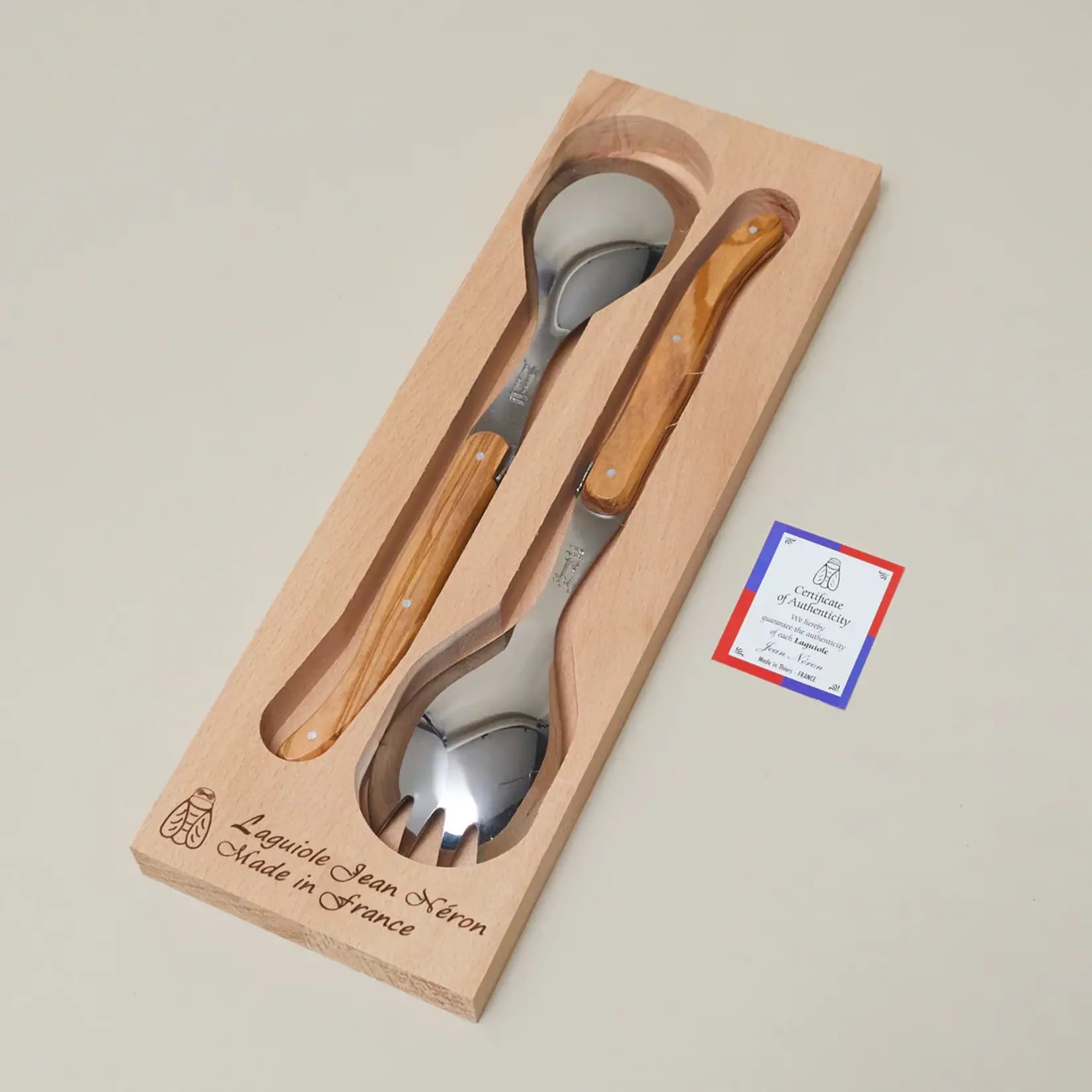 Laguiole French Salad Set in Box